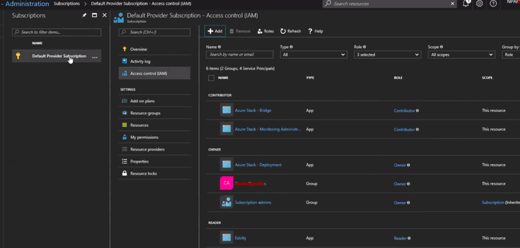 Providing Reader Role access to the Exivity Application